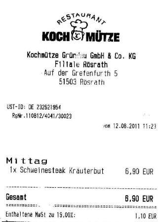 tgmd Hffner Kochmtze Restaurant